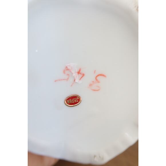 Set of 2 Vintage Japan Porcelain Lidded Canisters Sugar Dish Biscuit Jars - Picture 8 of 11